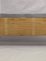 Enfilade bois verni et laquée années 50