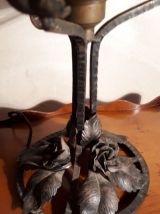  Lampe art deco  pate de verre 1920