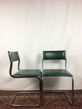 Paire de chaises "cantilever" vintage
