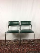 Paire de chaises "cantilever" vintage