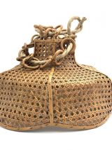 Suspension cannage et rotin