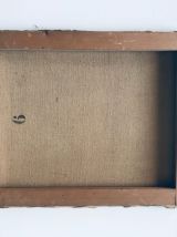 Peinture sur toile 1900, paysage d’alpage