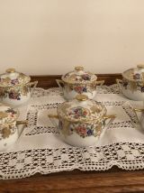 Lot de six petits pots 