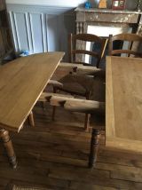 Table en chêne à rallonges 