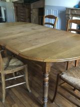 Table en chêne à rallonges 