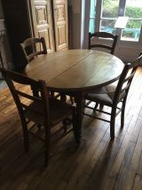 Table en chêne à rallonges 