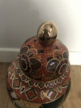 Grand vase Satsuma XXème signé