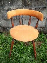 Beaux fauteuils gondole style Helmut Magg retro