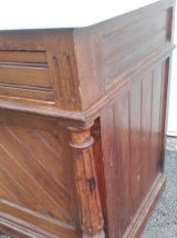 Bahut de campagne plateau marbre