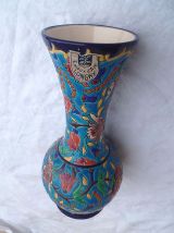 vase  en  émaux  de  Longwy