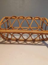 porte-revues rotin très bon état