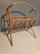 porte-revues rotin très bon état