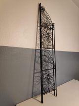 porte-plantes pliable métal vintage étagère d'angle 