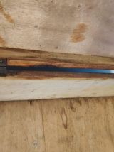 valise en bois ancienne avec plaque nominative