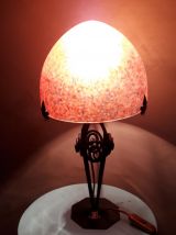  Grande Lampe Pâte de Verre ,Muller Fre