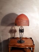  Grande Lampe Pâte de Verre ,Muller Fre