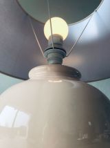 Grosse lampe céramique rose poudré