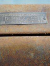 Vestiaire en tole Duprez Lille, 1930