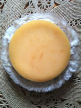 Pouf moumoute beige - Années 70