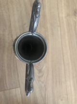 Vase étain et porcelaine 