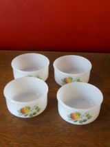 Service ARCOPAL les pommes, composé de 12 pieces vintage 70