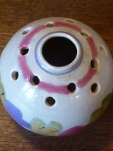 Vase pique fleurs, céramique émaillée, Ninon Mbfa pornic fr