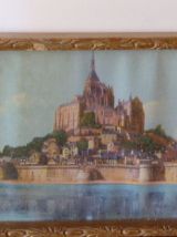 Service a liqueur vintage 1950, carafe, verres, plateau