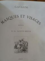 GAVARNI (Paul) Masques et Visages