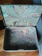 Ancienne grande boîte publicitaire en bakélite (chocolat)