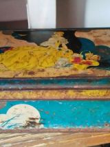 Ancienne boîte en tôle lithographiée 