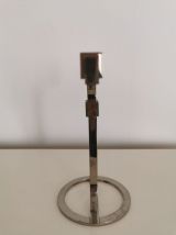 Bougeoir argent signé Broncz