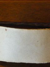 Double encrier, porte stylos et buvard bois ancien art deco