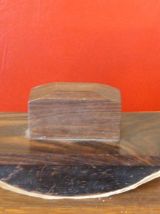 Double encrier, porte stylos et buvard bois ancien art deco