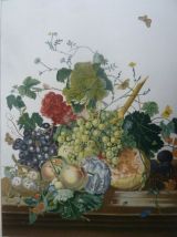Lithographie "bouquet de fruits" Antoine Chazal chez Mourlot
