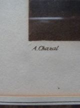 Lithographie "bouquet de fleurs" Antoine Chazal chez Mourlot