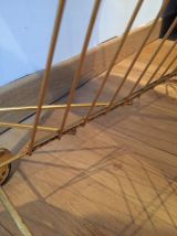 Table porte tourne disque et vinyles années 60