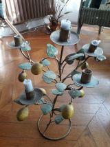 Bougeoir végétal vintage