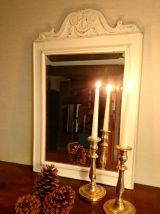 Miroir ancien biseauté relooké 