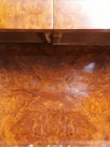 table basse bar a coulisse 1970 en loupe 