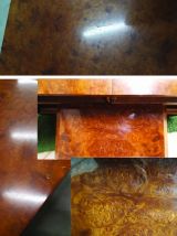 table basse bar a coulisse 1970 en loupe 