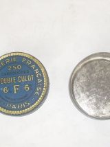 Boite métal  vintage Cartoucherie Française Paris