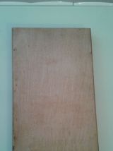 Plateau de service en bois de marqueterie.