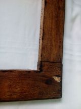 Porte vitrée en bois avec loquet en fer