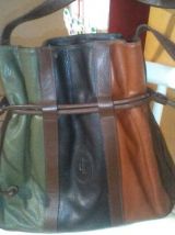 Sac vintage en cuir Claude Gérard