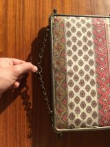 Miroir de barbier triptyque vintage