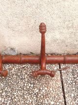 patères anciennes en bois, vintage