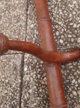 patères anciennes en bois, vintage