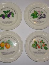 8 ASSIETTES GIEN LES GASTRONOMIQUES