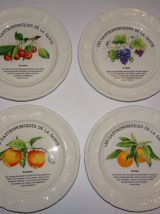 8 ASSIETTES GIEN LES GASTRONOMIQUES