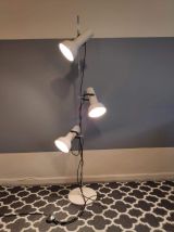 lampadaire style Monix blanc, 3 spots